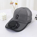 Solar Powered Fan Cap