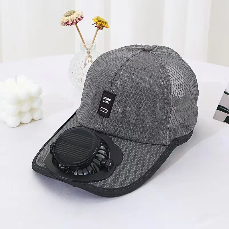 Solar Powered Fan Cap