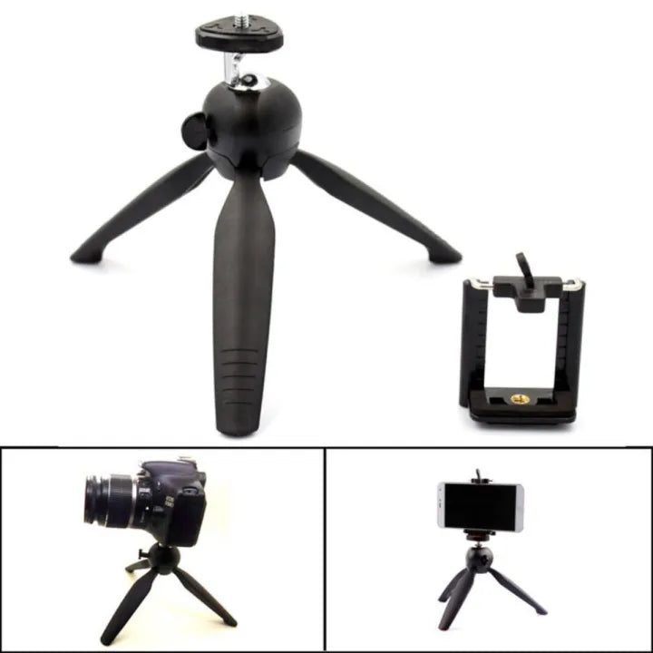Mini Tripod with Smartphone Holder Clip - image 1