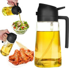 2 in 1 oil sprayer and pourer used for salad and cooking