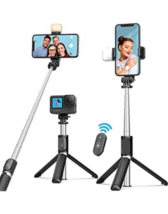 P20S Selfie Stick Mini Tripod with Fill Light - image 3