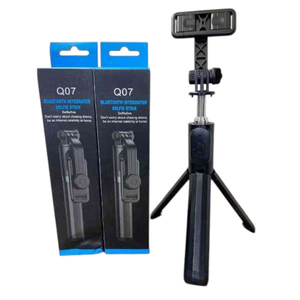 Q07 100cm Selfie Stick Tripod with LED Fill Light - image 4