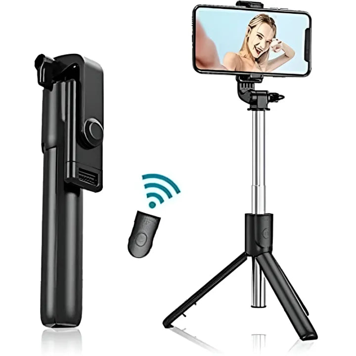 R1S 4-in-1 Selfie Stick Tripod with LED Light - image 3