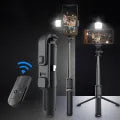 R1S 4-in-1 Selfie Stick Tripod with LED Light